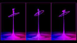 Triplett Schirmchen in Lila Blau